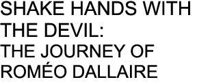 SHAKE HANDS WITH THE DEVIL
